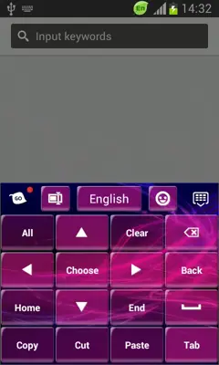 Keyboard for Sony Xperia SP android App screenshot 1