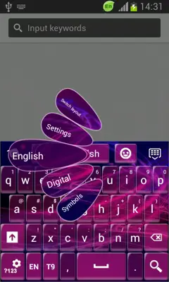 Keyboard for Sony Xperia SP android App screenshot 3